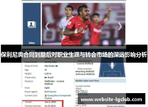 保利尼奥合同到期后对职业生涯与转会市场的深远影响分析
